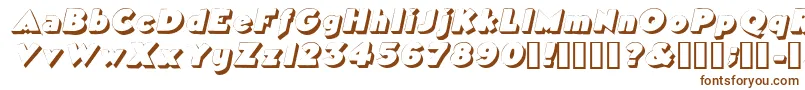 TricorneoutlinesskItalic Font – Brown Fonts
