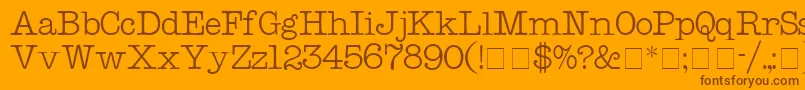 KeyboardDisplaySsiフォントについての詳細 フォントKeyboardDisplaySsi – オレンジの背景に茶色のフォント