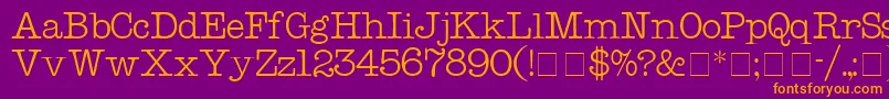 fuente KeyboardDisplaySsi – Fuentes Naranjas Sobre Fondo Morado