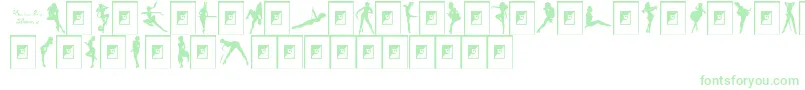 Lisätietoja DarriansSexySilhouettes2-fontista DarriansSexySilhouettes2-fontti – vihreät fontit