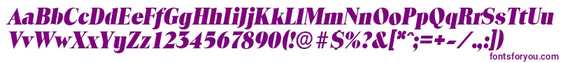 Подробнее о шрифте ToledoserialHeavyItalic Шрифт ToledoserialHeavyItalic – фиолетовые шрифты