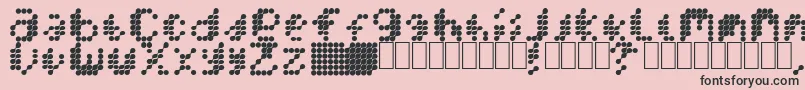 MercuryBlob Font – Black Fonts on Pink Background