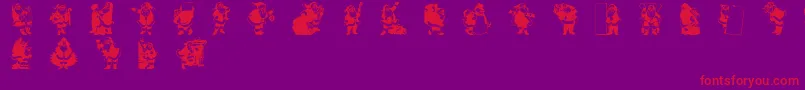 RypNat Font – Red Fonts on Purple Background