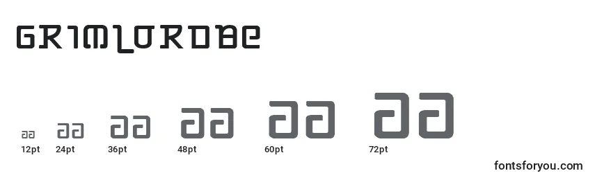 Grimlordbe Font Sizes