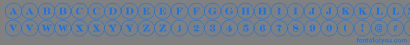 Saiba mais sobre a fonte ADiscoserif Fonte ADiscoserif – fontes azuis em um fundo cinza