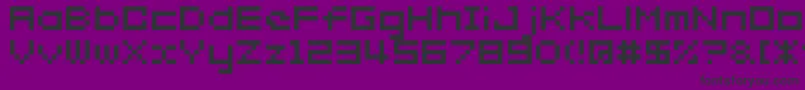 Somybmp027 Font – Black Fonts on Purple Background