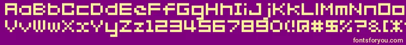 Подробнее о шрифте Somybmp027 Шрифт Somybmp027 – жёлтые шрифты на фиолетовом фоне