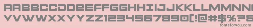 Шрифт Montroc – серые шрифты на розовом фоне