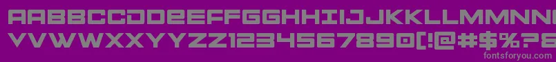 Шрифт Montroc – серые шрифты на фиолетовом фоне