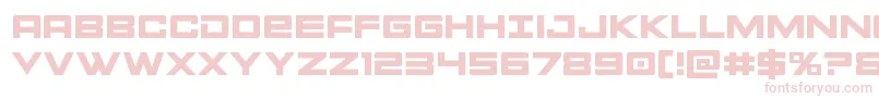 Шрифт Montroc – розовые шрифты на белом фоне