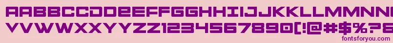 Шрифт Montroc – фиолетовые шрифты на розовом фоне