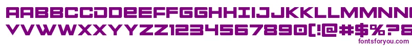 Шрифт Montroc – фиолетовые шрифты
