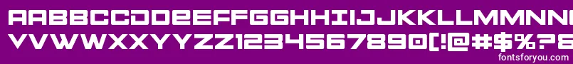 Montroc-fontti – valkoiset fontit violetilla taustalla