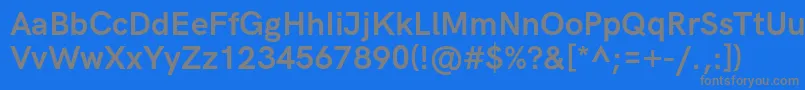 Шрифт HkgroteskBoldlegacy – серые шрифты на синем фоне