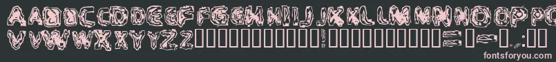 CriticalMass Font – Pink Fonts on Black Background