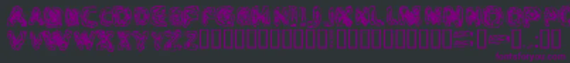 CriticalMass Font – Purple Fonts on Black Background