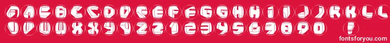 Neopanrings Font – White Fonts on Red Background