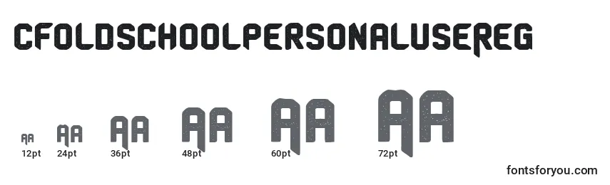 CfoldschoolpersonaluseReg Font Sizes