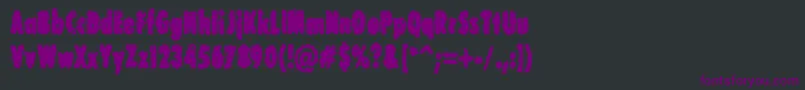 CorruptDotGov Font – Purple Fonts on Black Background