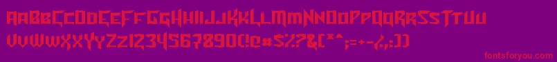 Lisätietoja TurokNormal-fontista TurokNormal-fontti – punaiset fontit violetilla taustalla