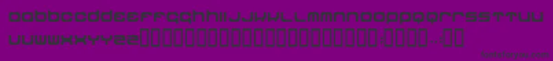 Dipdop Font – Black Fonts on Purple Background