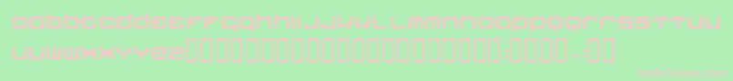 Dipdop Font – Pink Fonts on Green Background