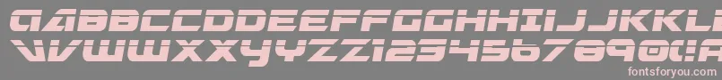 Шрифт GraymalkinLaserCondensed – розовые шрифты на сером фоне