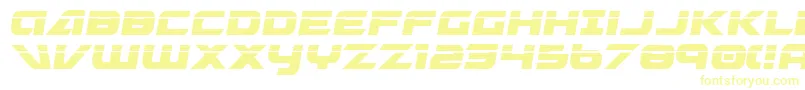 Czcionka GraymalkinLaserCondensed – żółte czcionki