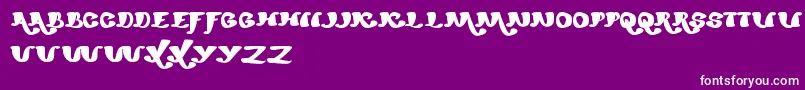 MexicanoChiliSauce Font – White Fonts on Purple Background