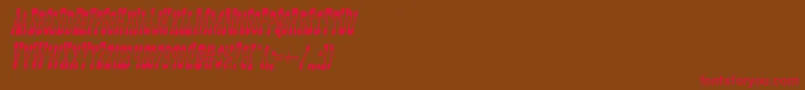 Youngerbroscondital Font – Red Fonts on Brown Background