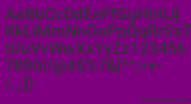 Mechani font – Black Fonts On Purple Background
