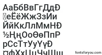 Mechani font – kyrgyz Fonts
