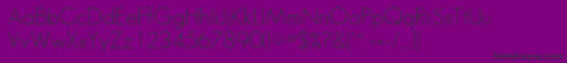 Sansserifflf Font – Black Fonts on Purple Background