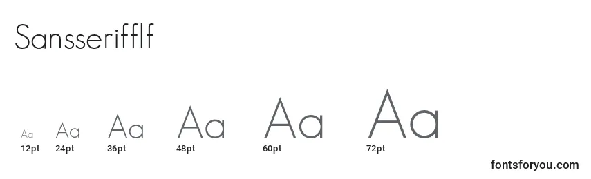 Sansserifflf Font Sizes