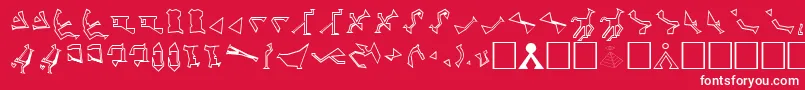 StargateSg1GoAld Font – White Fonts on Red Background