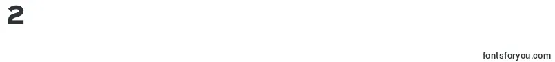 Fonte Sinkinsans800black – fontes números 2