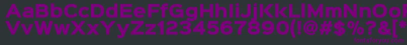 Sinkinsans800black Font – Purple Fonts on Black Background