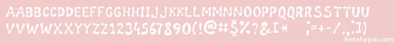 WildHoney Font – White Fonts on Pink Background