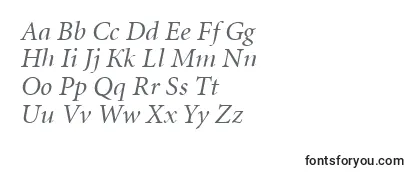 MiniatureItalic-fontti