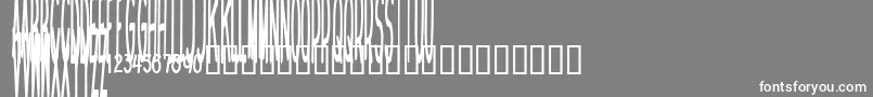 Homeboysarebackintown Font – White Fonts on Gray Background