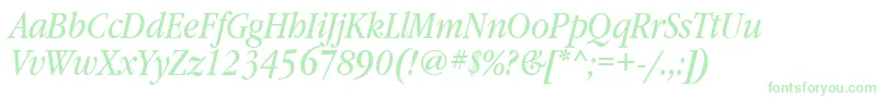 GaramondbooknarrowtttItalic Font – Green Fonts