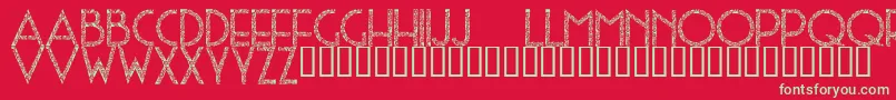 SophieScholl Font – Green Fonts on Red Background