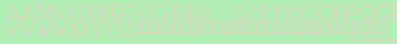 SophieScholl Font – Pink Fonts on Green Background