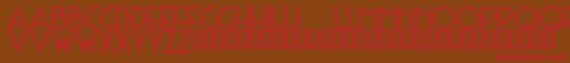 SophieScholl Font – Red Fonts on Brown Background