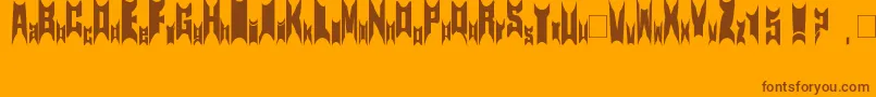 Weitere Informationen zur Newsymbolfont15-Schriftart Newsymbolfont15-Schriftart – Braune Schriften auf orangefarbenem Hintergrund