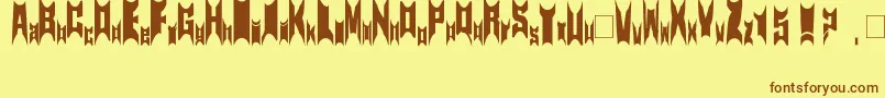 Más sobre la fuente Newsymbolfont15 fuente Newsymbolfont15 – Fuentes Marrones Sobre Fondo Amarillo