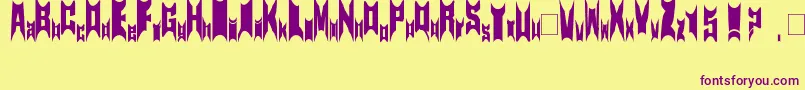 Weitere Informationen zur Newsymbolfont15-Schriftart Newsymbolfont15-Schriftart – Violette Schriften auf gelbem Hintergrund