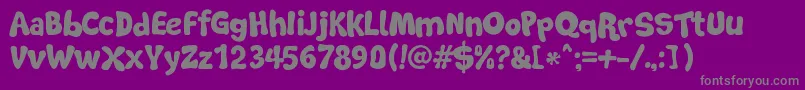 Подробнее о шрифте SoftMarshmallow Шрифт SoftMarshmallow – серые шрифты на фиолетовом фоне