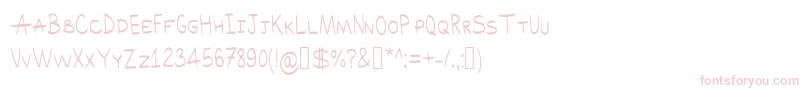 Akra-Schriftart – Rosa Schriften