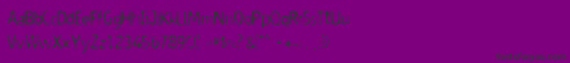 Dodgenburna Font – Black Fonts on Purple Background